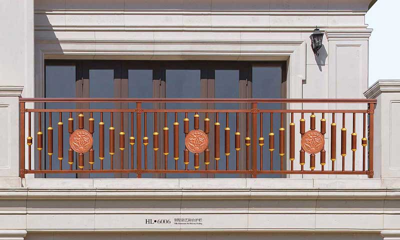 別墅鋁藝陽(yáng)臺(tái)護(hù)欄HL6006