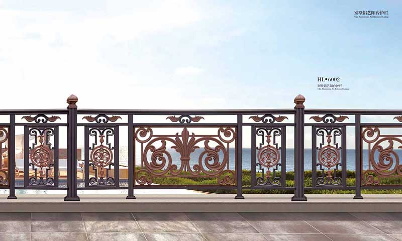 別墅鋁藝陽臺護欄HL6002