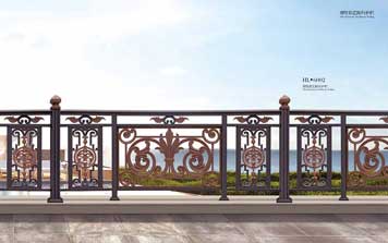 鋁藝護(hù)欄 - 別墅鋁藝陽臺(tái)護(hù)欄HL6002