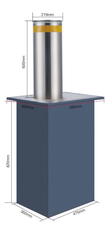 分體淺埋式全自動升降柱 CHG-009