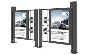 中國風(fēng)風(fēng)格人行通道廣告門