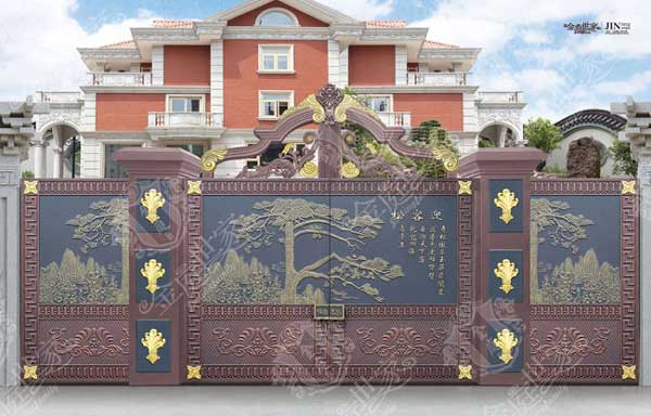 喜迎揭陽出安智能別墅大門進駐揭陽隆江新城