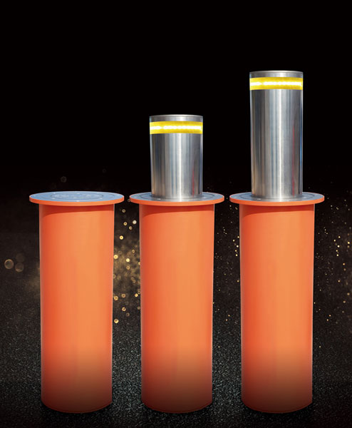 慶賀東方今典中央城選用信陽出安智能升降柱