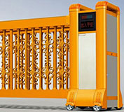 喜信：建寧縣第二實驗小學安裝三明出安伸縮門