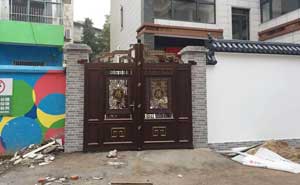 松原紅海高鐵萬(wàn)象城別墅大門案例