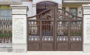 宜春鳳凰春曉別墅大門(mén)案例