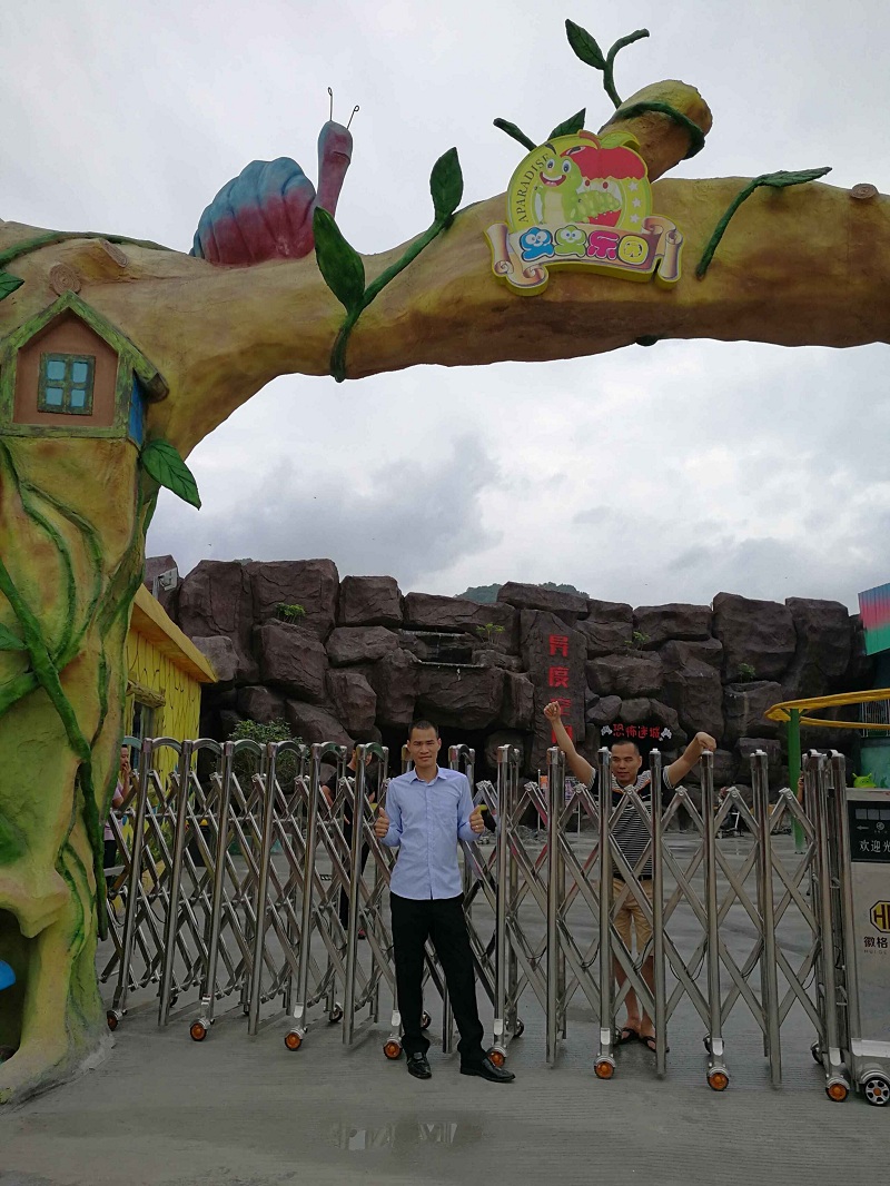 熱烈祝賀荊州出安智能電動(dòng)伸縮門進(jìn)駐荊州游樂(lè)園