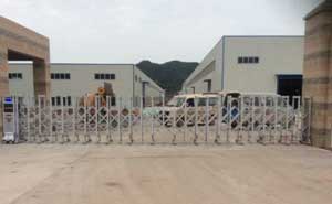 南充三環(huán)電子有限公司電動(dòng)伸縮門案例