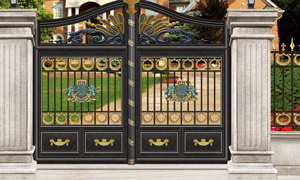 寧德弘祥?天璽鋁藝大門(mén)案例