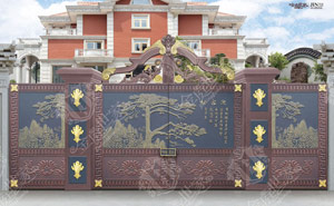 庭院別墅大門 - 鋁藝庭院門-JT-DM001