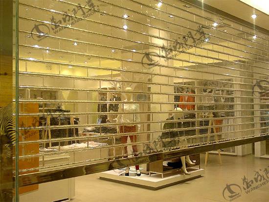 渭南出安智能卷簾門安裝在信達峯墅