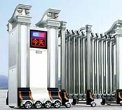 南平出安智能伸縮門進駐南平市新海豐食品冷凍有限公司