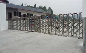 達州大竹工業(yè)園區(qū)電動伸縮門案例