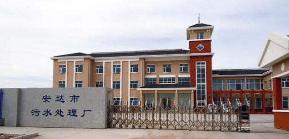 秦皇島出安智能電動伸縮門成功落地安達市污水處理廠