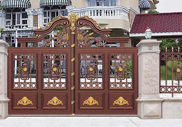 六盤(pán)水出安智能鋁藝大門(mén)成功牽手時(shí)代蝴蝶灣