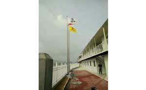 玉溪中建中聯(lián)項(xiàng)目部旗桿案例