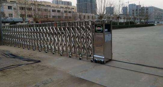 衡水出安智能伸縮門給衡水華科橡塑有限公司項目不一樣的體驗