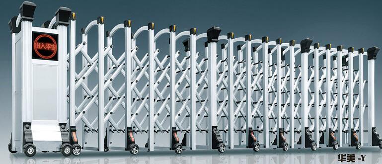 長治出安智能伸縮門進(jìn)駐君匯華府工程