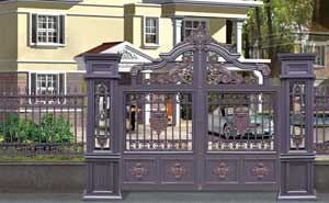 牡丹江環(huán)龍灣庭院大門(mén)案例