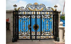 運城恒大綠洲別墅大門案例