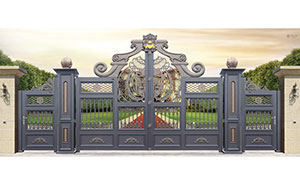 ?？诔霭仓悄軇e墅鋁藝大門成為恒大御海天下的“新寵”