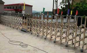 臨汾旭升科技發(fā)展有限公司電動伸縮門案例