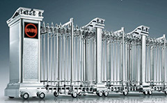 熱烈祝賀自貢市出安電動門進駐富順第二中學校