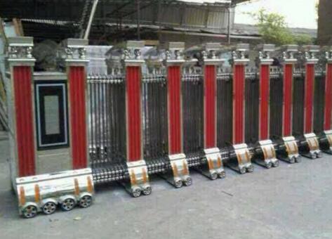 舟山海光海運(yùn)有限公司成功安裝舟山出安智能電動伸縮門