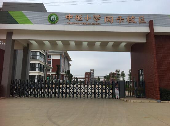 麗水出安智能伸縮門點綴中樞小學(xué)