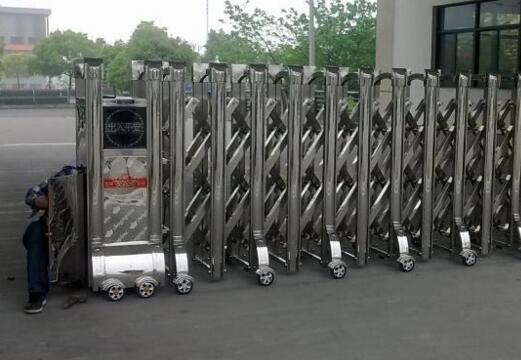 麗水出安智能電動伸縮門成功牽手浙江省麗水市藍(lán)天制筆有限公司