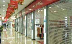 西寧海湖萬達廣場拉閘門案例