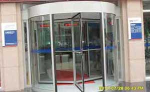 西寧建設(shè)銀行旋轉(zhuǎn)門案例
