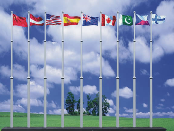 鋁合金電動旗桿Q800-Y