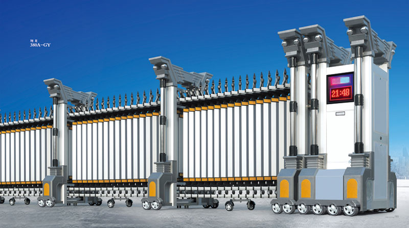 喜迎延安出安智能伸縮門進駐綠地延安新城