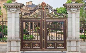 通化華翔佳苑鋁藝大門(mén)案例