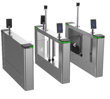 智能人臉測溫通道閘機