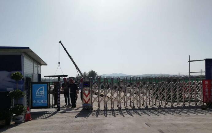 喜迎廣安出安智能電動伸縮門進駐廣安岳池仁安康城