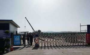 廣安岳池仁安康城電動伸縮門案例