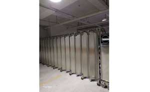 廣安好人家購物中心停車場電動伸縮門案例