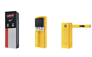 車牌識別收費廣告道閘2