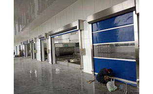 四川恒星食品有限公司快速門(mén)工程案例