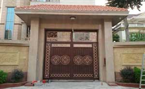 遂寧置信逸都?仁湖花園別墅大門(mén)案例