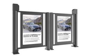 廣告小門 - 小區(qū)人行通道廣告門