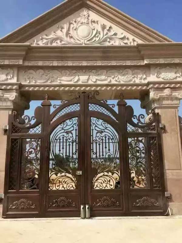 云浮恒大城別墅大門案例 - 中出網(wǎng)-智能出入口與停車充電門戶