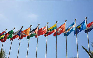 慶賀泰平盛世荷苑選用昭通出安智能旗桿