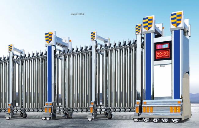 昭通出安智能伸縮門(mén)進(jìn)駐泰平盛世荷苑工程