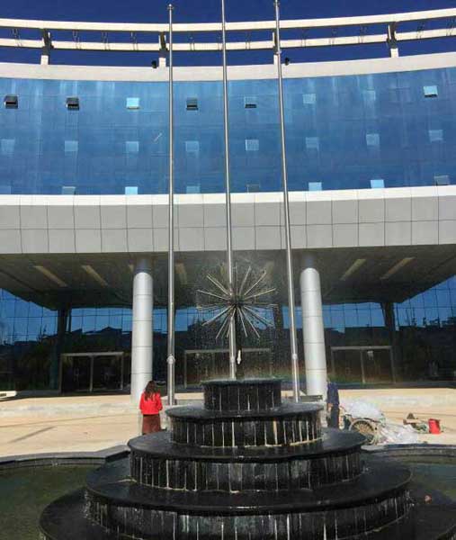 昭通東源昭通煤公司旗桿案例 - 中出網(wǎng)-智能出入口與停車充電門戶