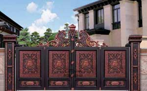 忻州泛華國(guó)際公館別墅大門案例