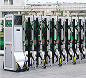 池州華宇電子科技有限公司牌識別系統(tǒng)、伸縮門、道閘、崗亭工程安裝順利完成