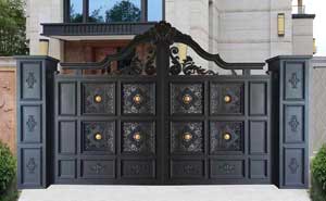 烏海萬達廣場別墅大門案例